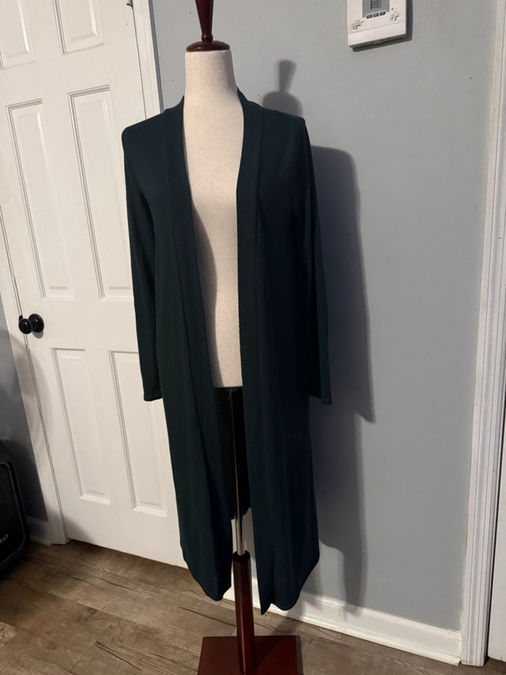 Full-Length Hunter Green Sweater